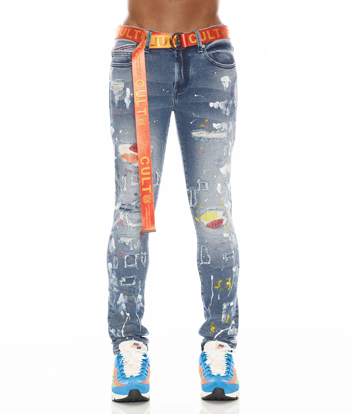 Cult Of Individuality - Punk Super Skinny Jeans In Divinci