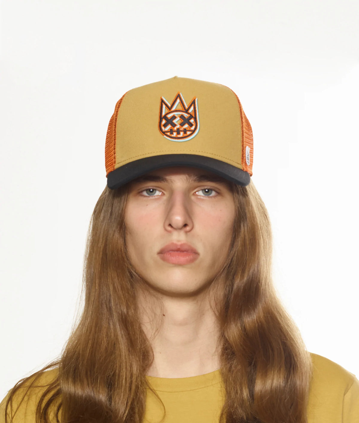 Cult Of Individuality - Clean Logo Mesh Hat In Fall Leaf