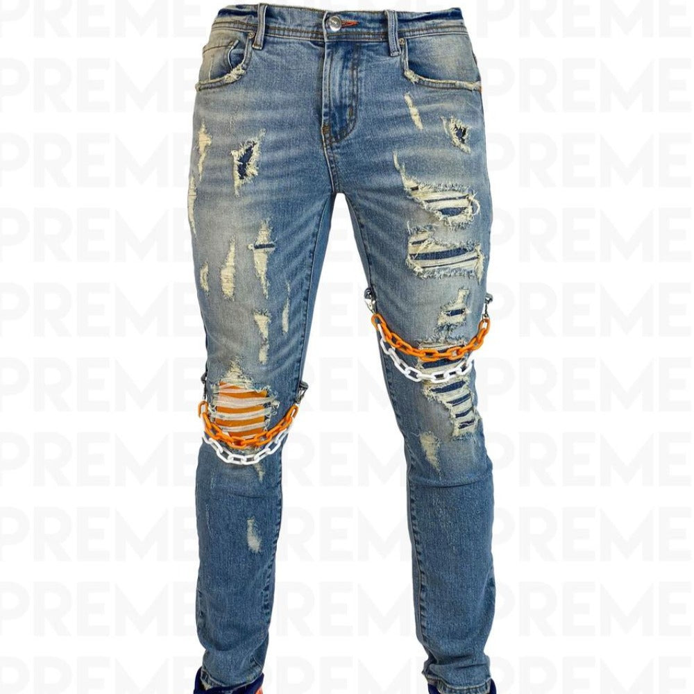 Preme Jeans-Links Indigo Denim Jeans-Bethlehem Indigo
