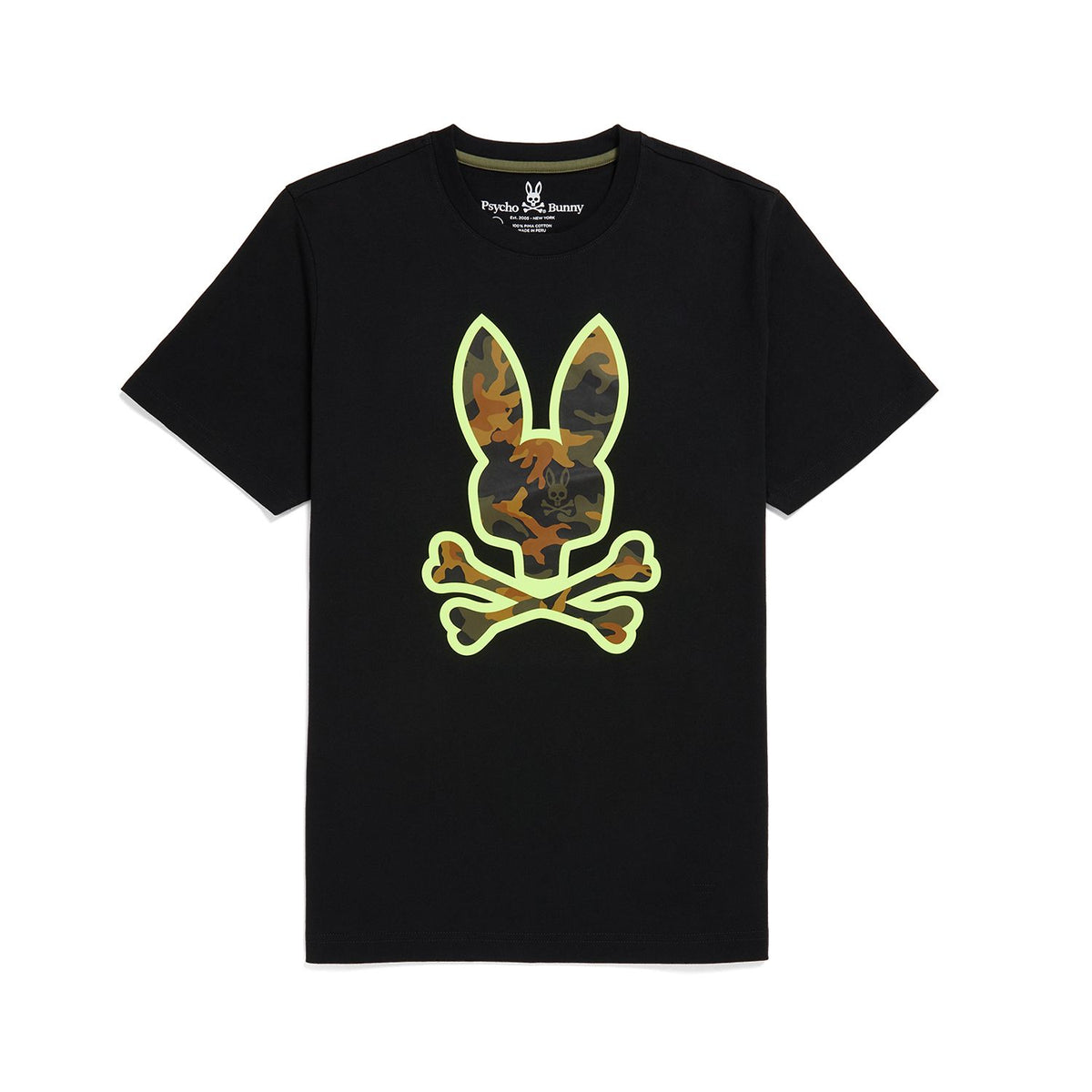 Psycho Bunny (B6U944U1PC) - Allen Graphic Tee - Black