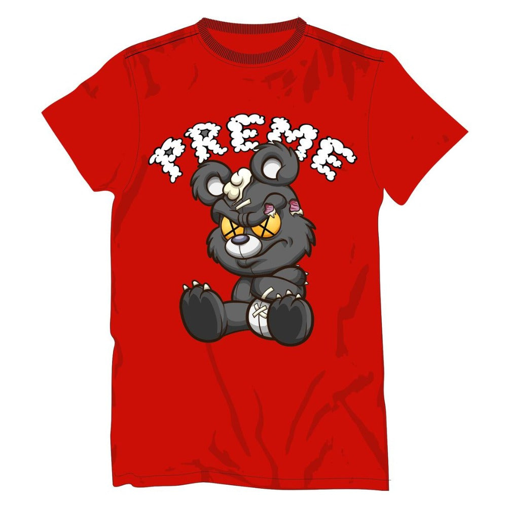 Preme-Mad Bear Tee-Red