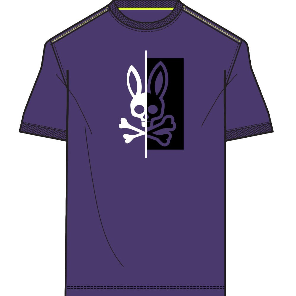 Psycho Bunny-Men's Dovedale Graphic Tee-Varsity Purple