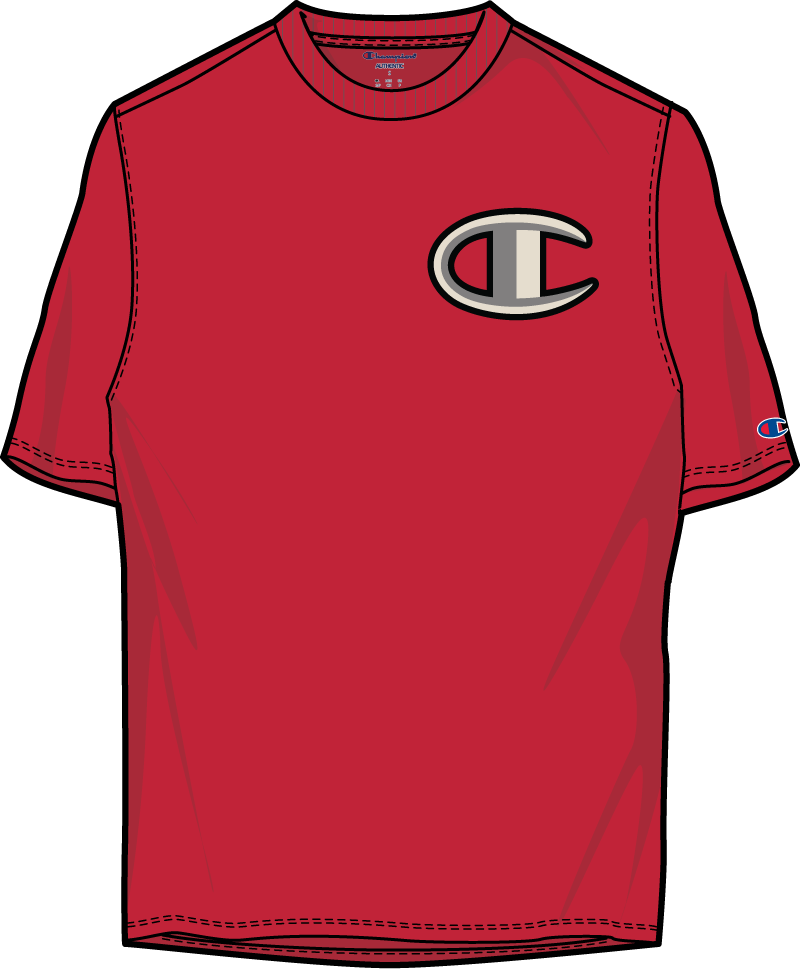 Champion-Floss Stitch C Logo-Red-GT19Y07981