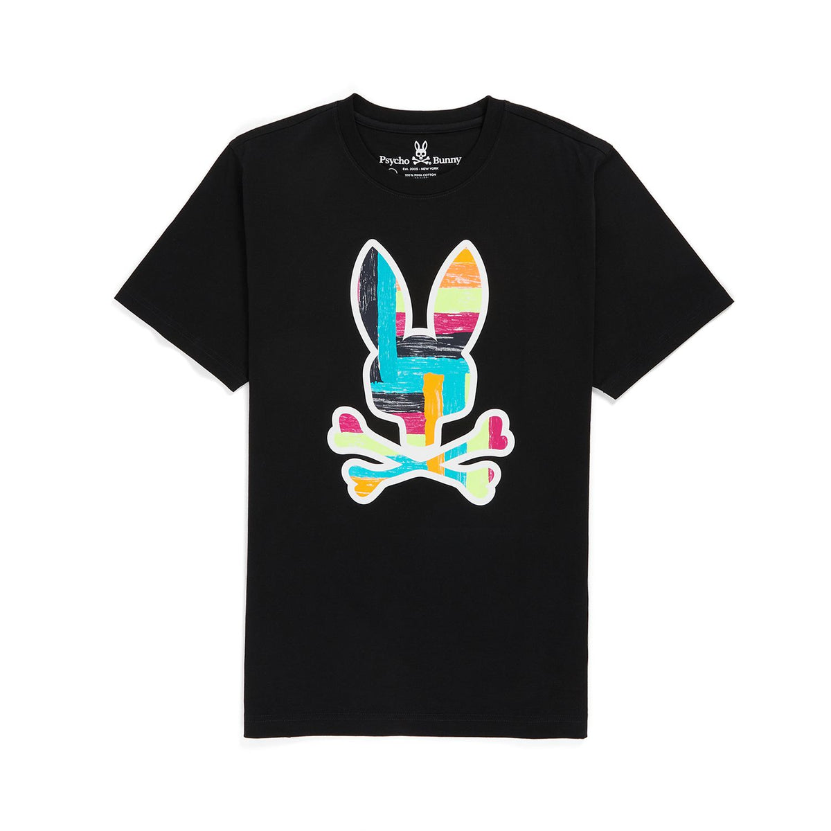 Psycho Bunny (B6U980U1PC) - Dyckman Graphic Tee - Black