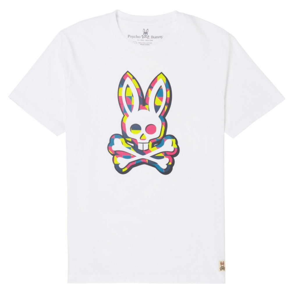 Psycho Bunny-Wycombe Graphic Tee-White