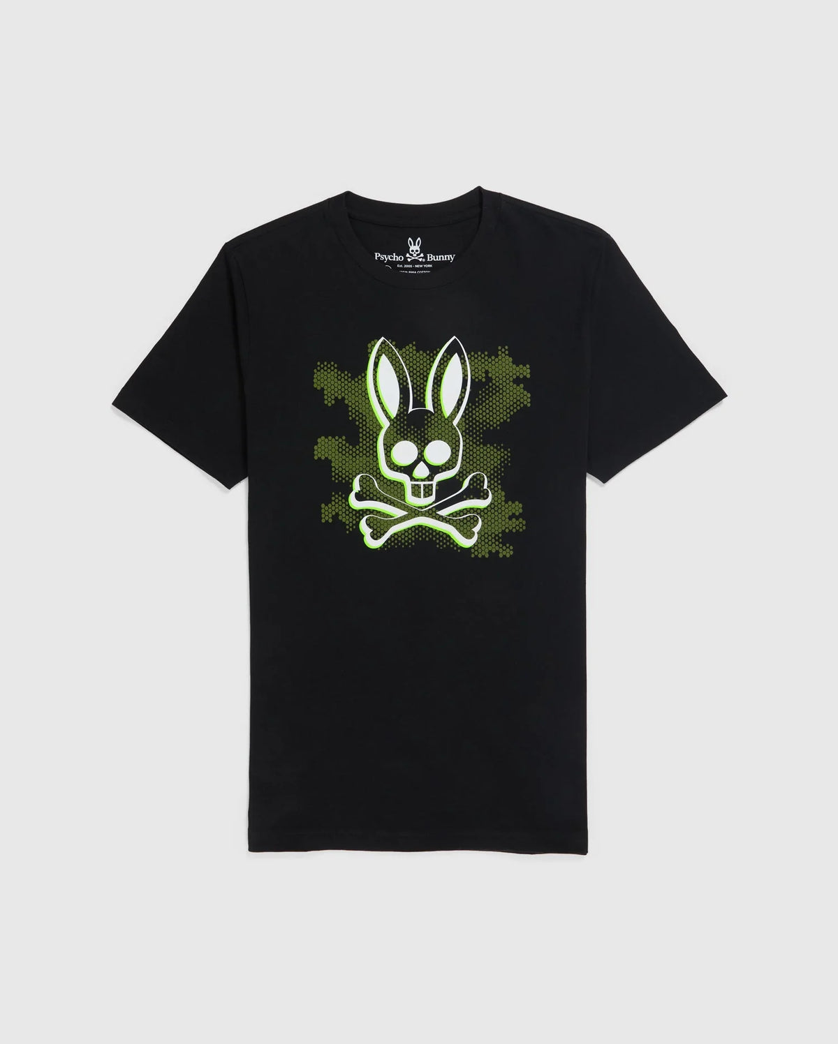 Psycho Bunny (B6U116W1PC) - Rockaway Graphic Tee - Black