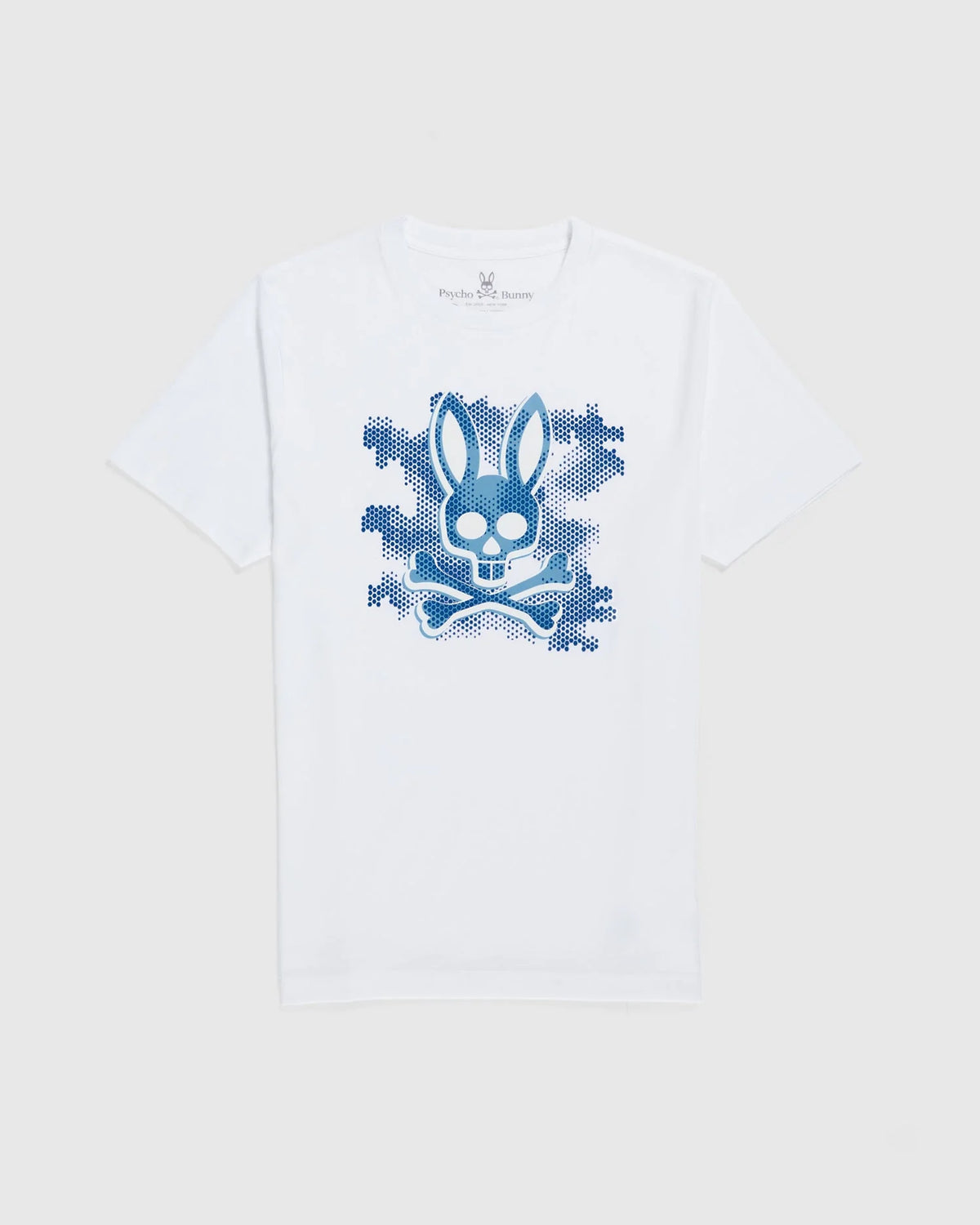 Psycho Bunny (B6U116W1PC) - Rockaway Graphic Tee - White