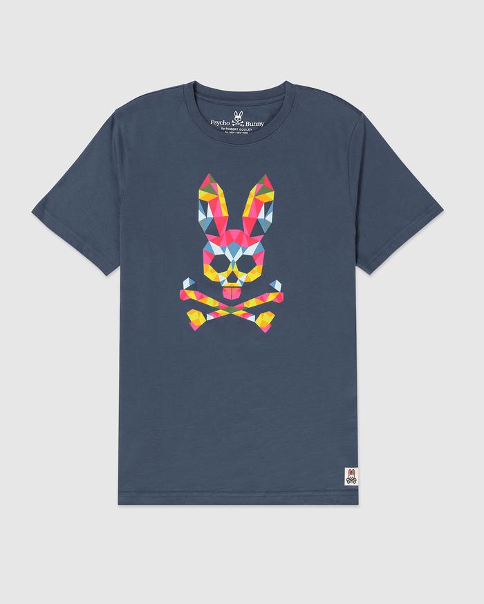 Psycho Bunny-Mens Kidd Tee Shirt-Normandy