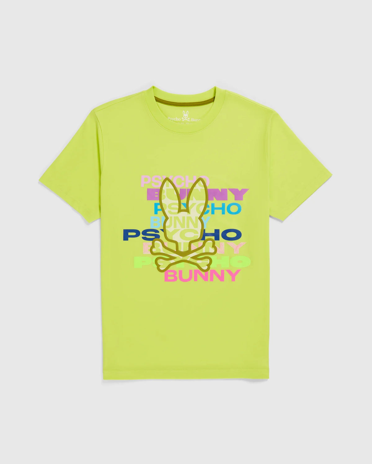 Psycho Bunny - Mens Tyrian Graphic Tee - Lime Granita