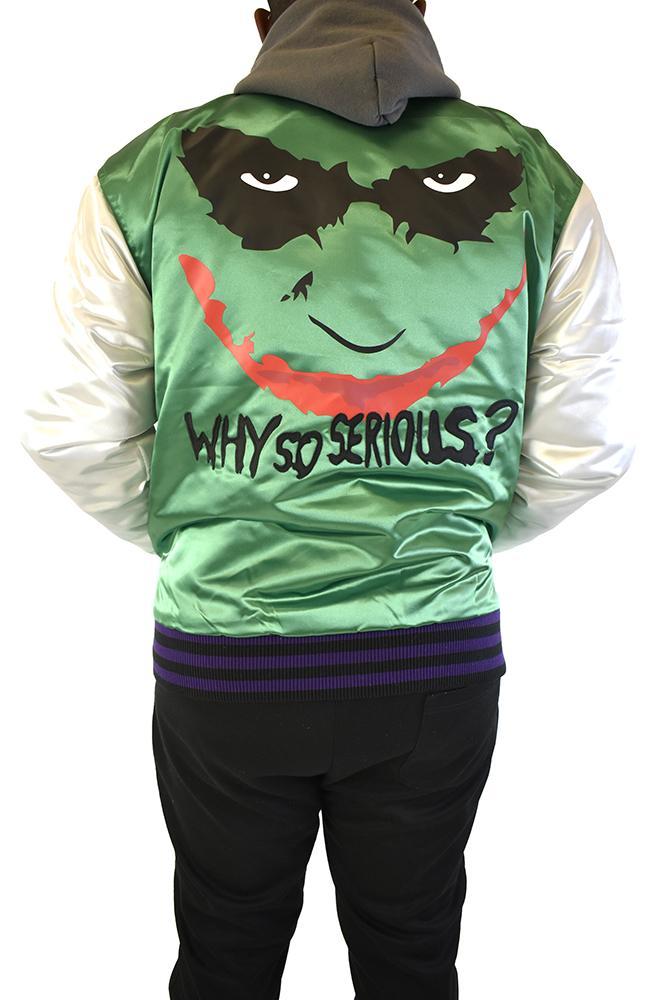 Headgear Classic-The Joker Why So Serious Satin Jacket-Green