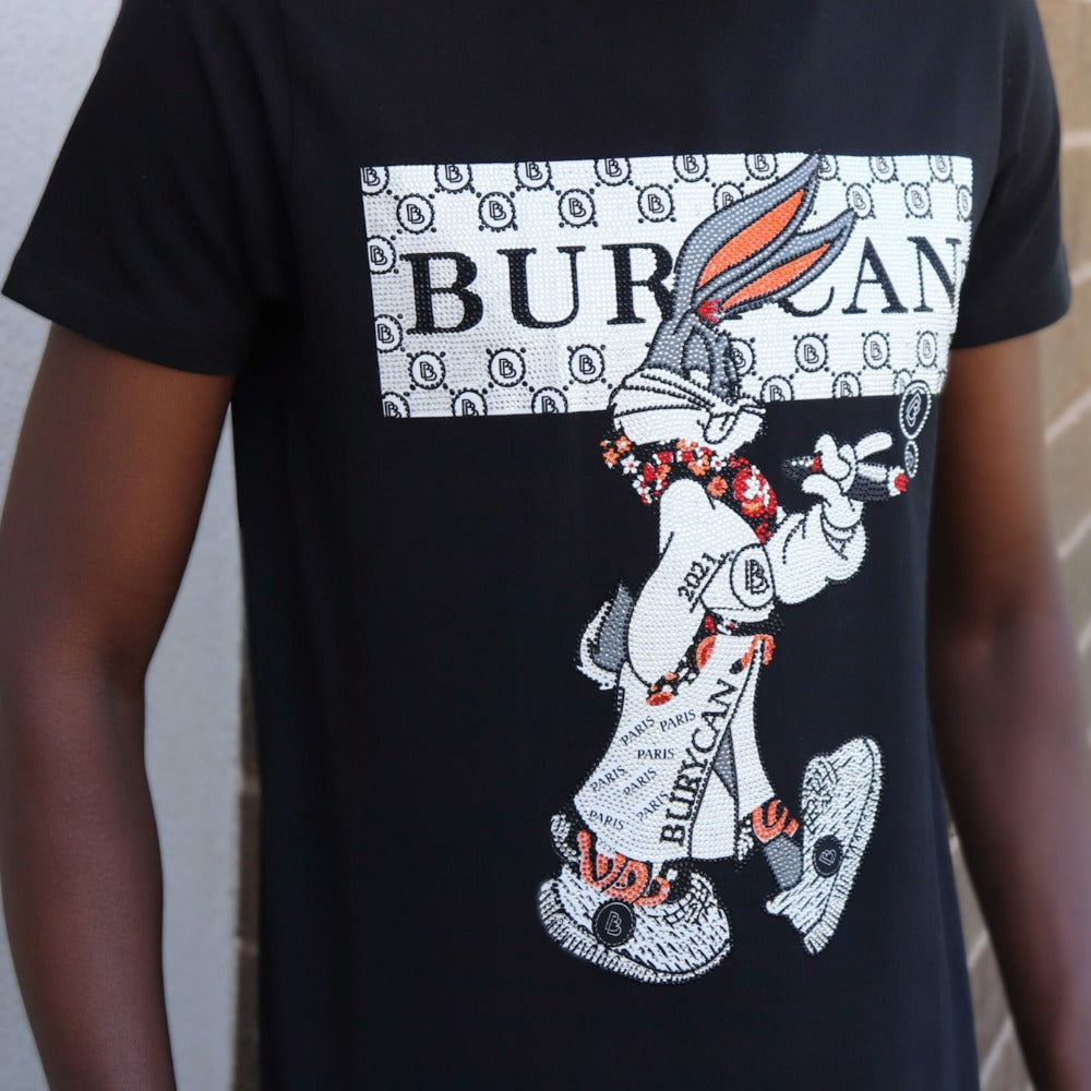 T-Shirt Burycan Bugs Bunny-Black