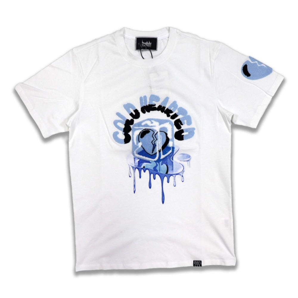 Cold Hearted SS Tee-White