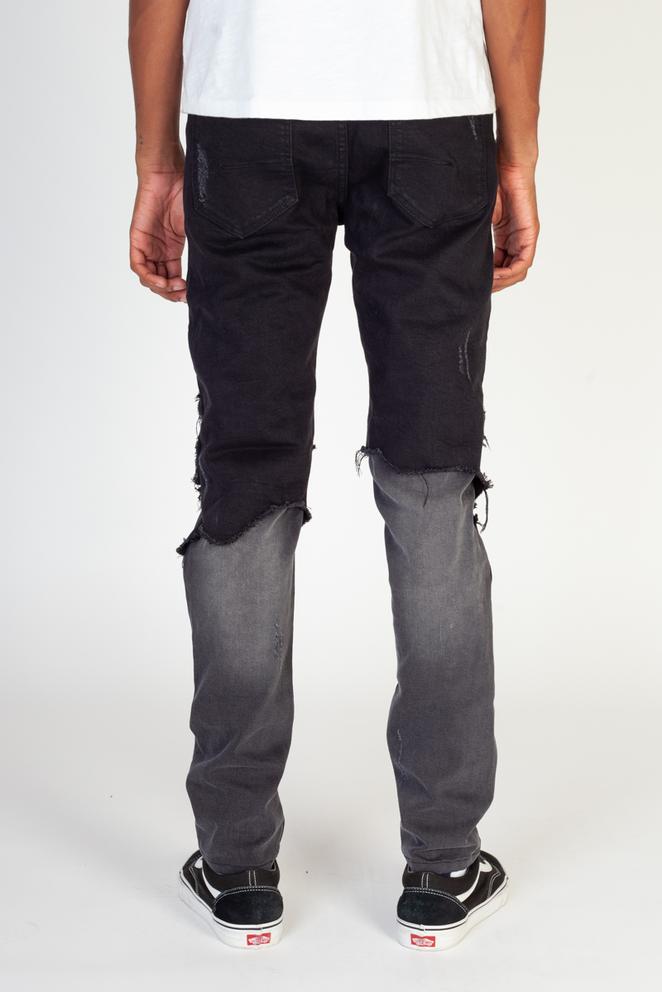 KDNK-Double-Layer-Jeans-Black