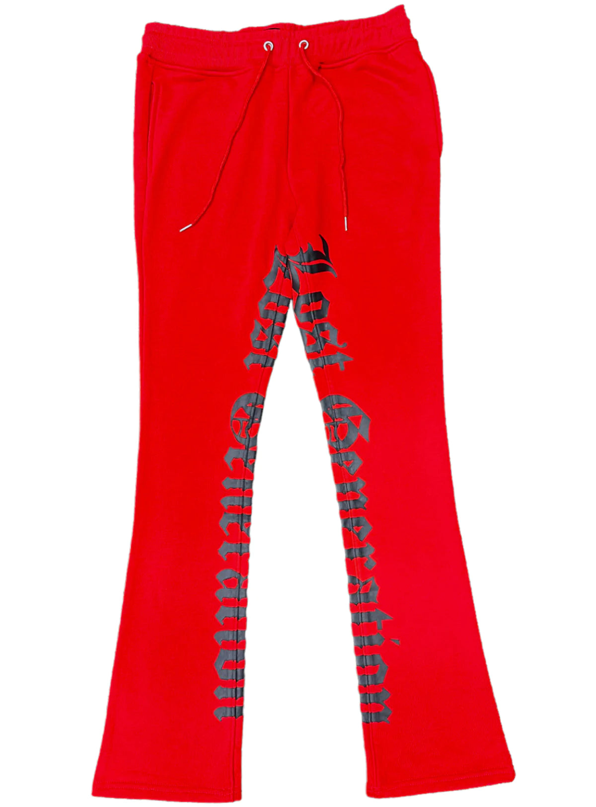 Waimea - “Lost Generation” Stacked Fit Terry Pants - Red