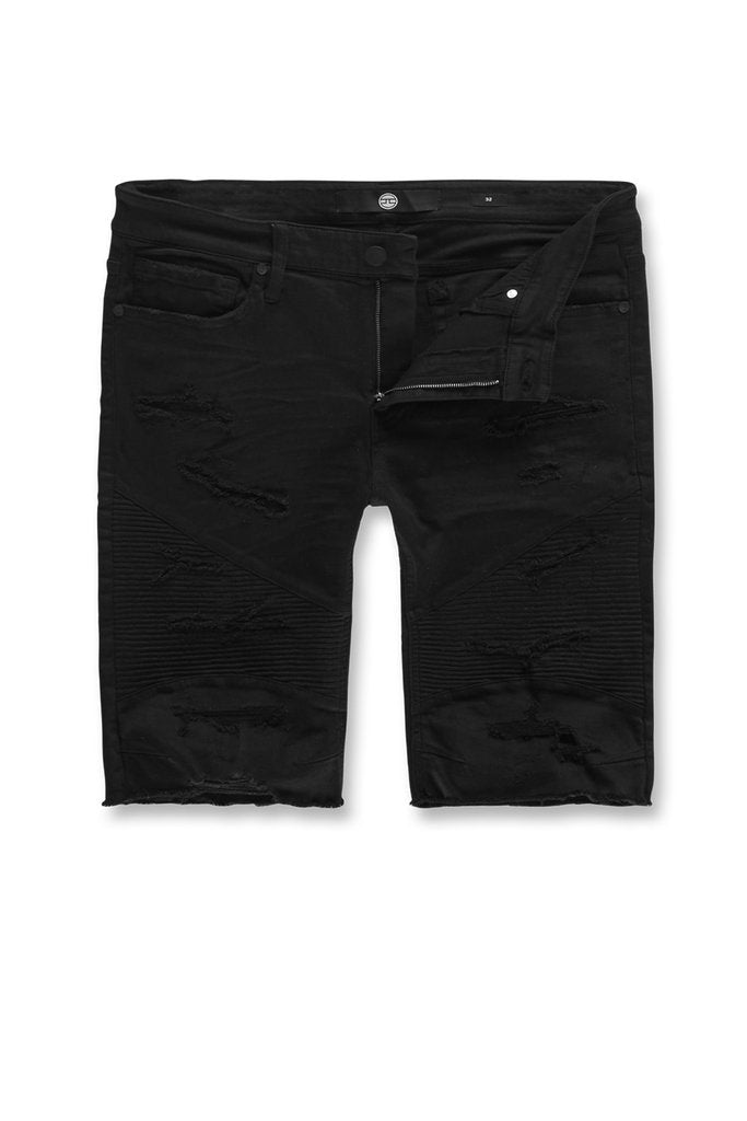Jordan Craig Kids-Rebel Moto Twill Shorts-Jet Black-J3152SK