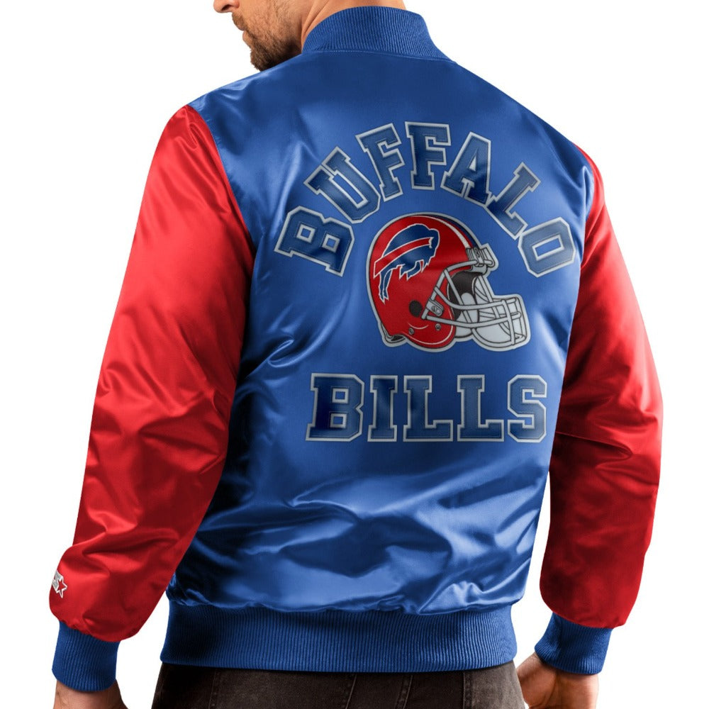 buffalo bills satin jacket