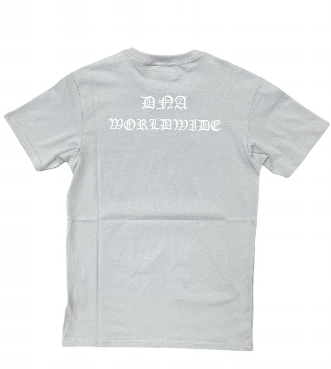 DNA Premium - Worldwide Old English T-shirt - Grey/White