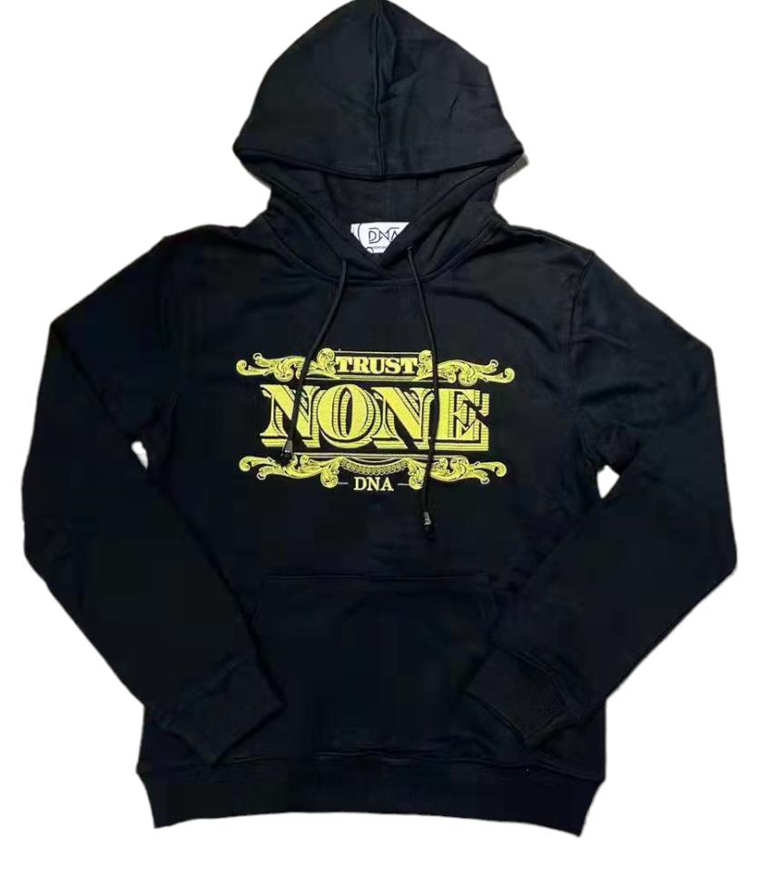 DNA Trust None Hoodie - Black/Yellow