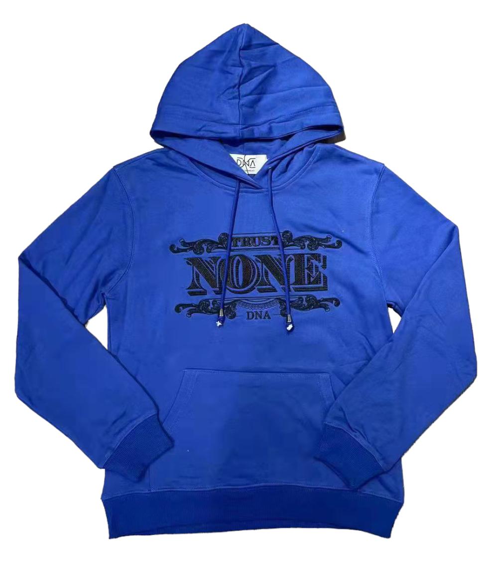 DNA Trust None Hoodie  - Royal Blue/Black