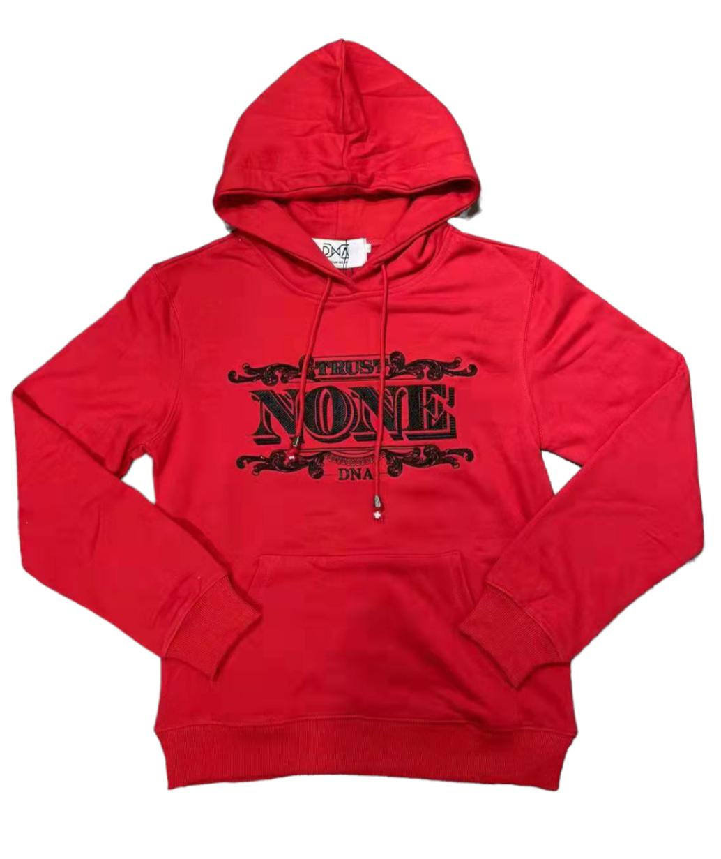 DNA Trust None Hoodie  - Red/Black