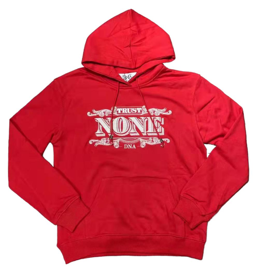 DNA Trust None Hoodie - Red/White