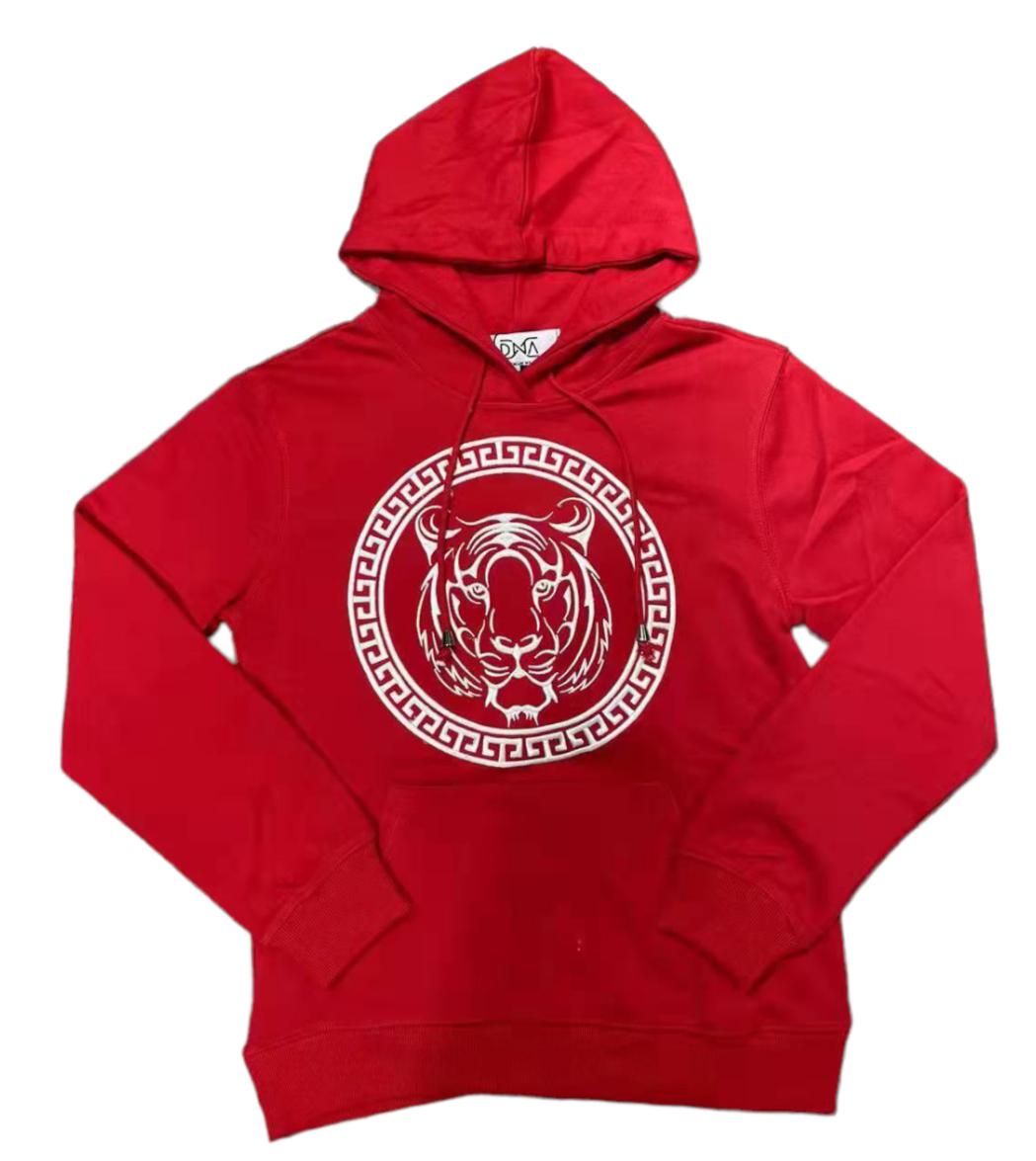 DNA Tiger Hoodie - Red/White