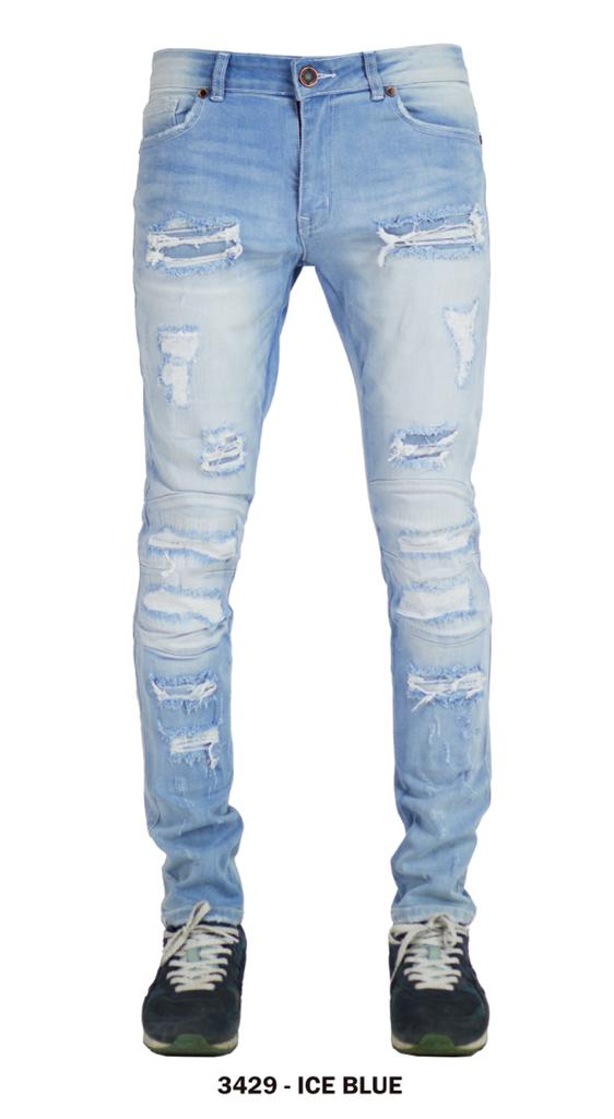 Focus (3447) - Denim Jeans - Ice Blue