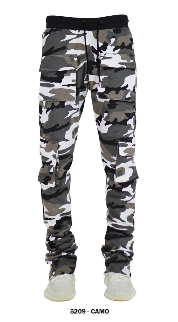 Focus - Camo Stacked Track Pants (5209)
