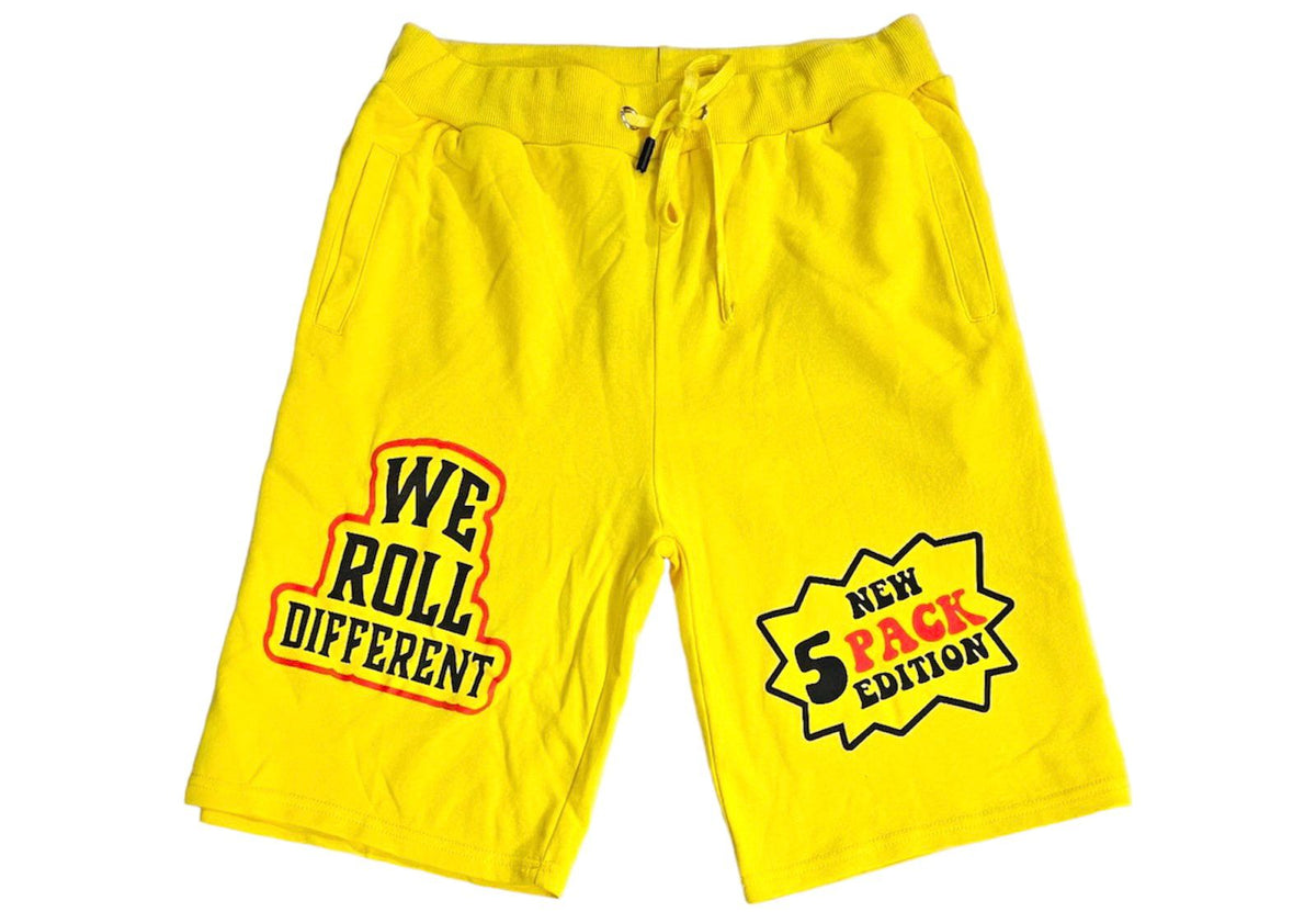 Best Roller Fleece Shorts - Yellow