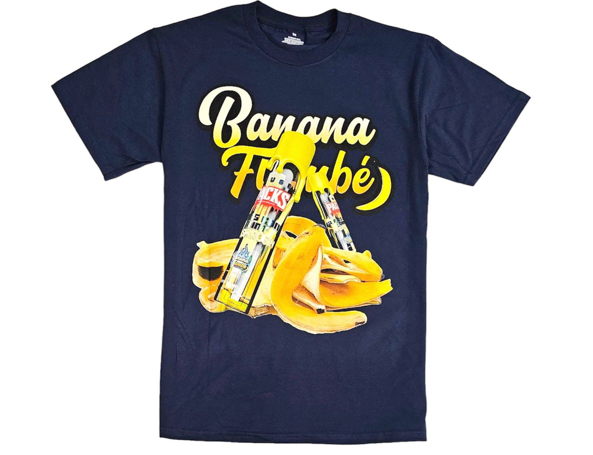 Banana Flambe Tee - Navy