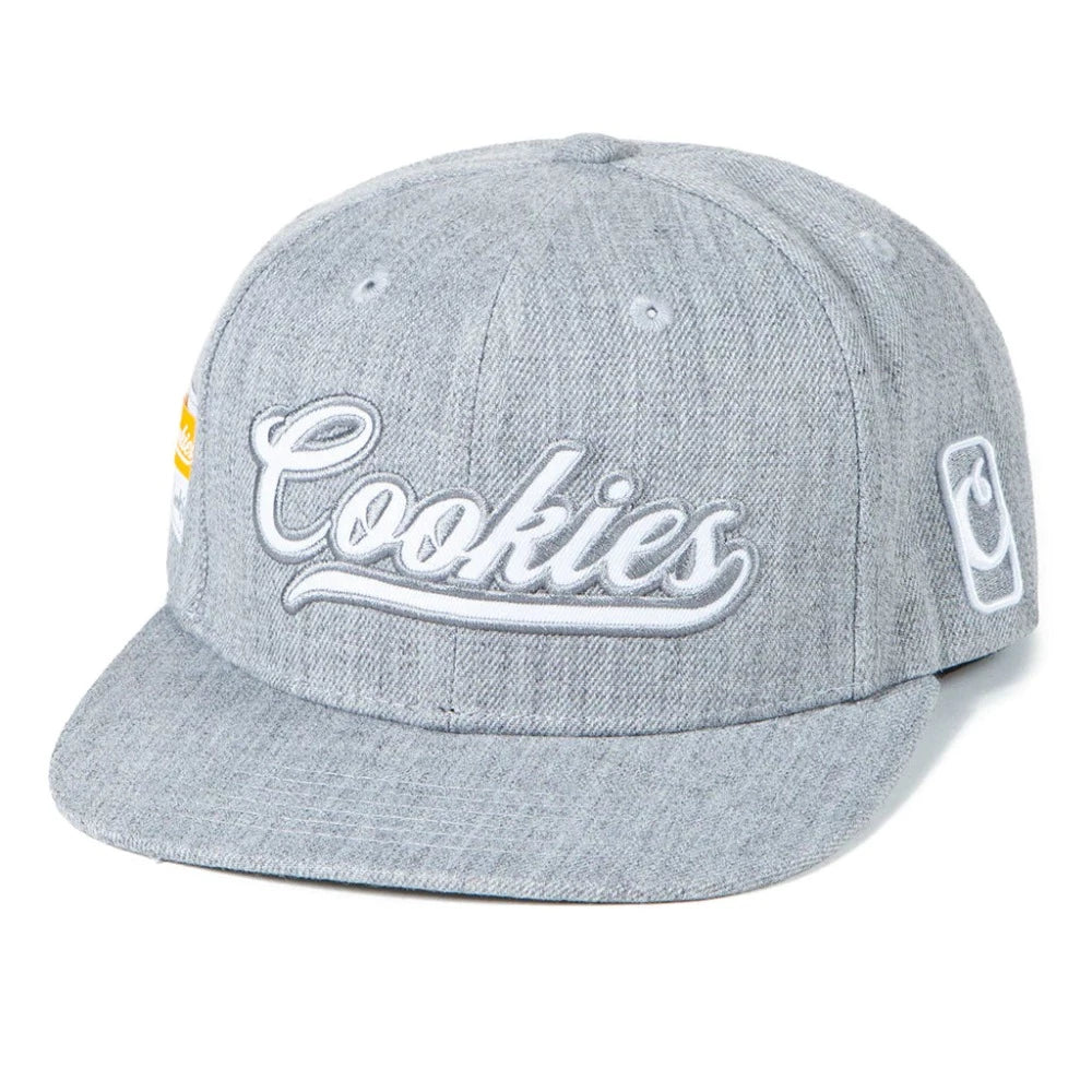 Cookies - Pack Talk Twill Snapback Cap - Heather Grey