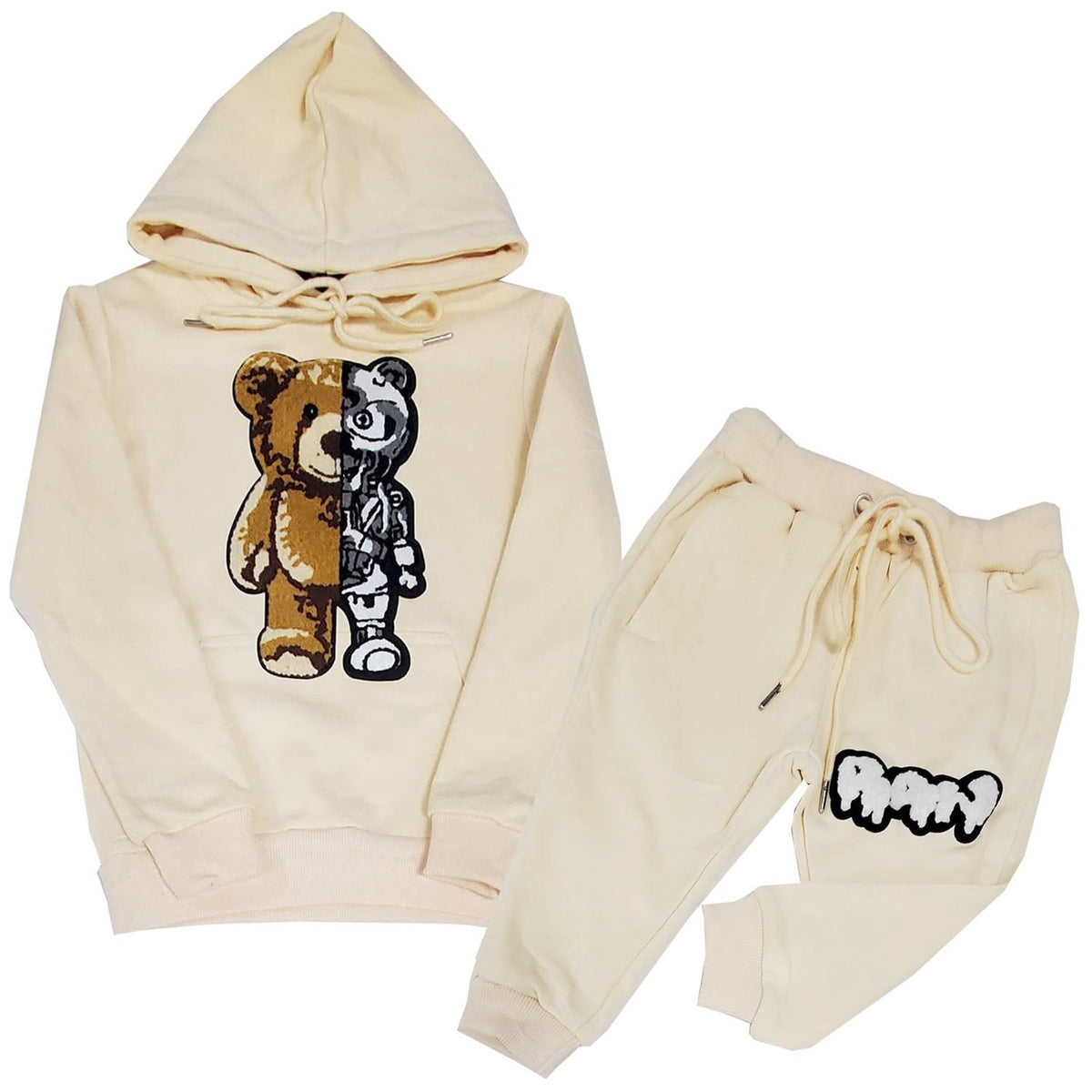 Kids Teddy Robot Set-Cream