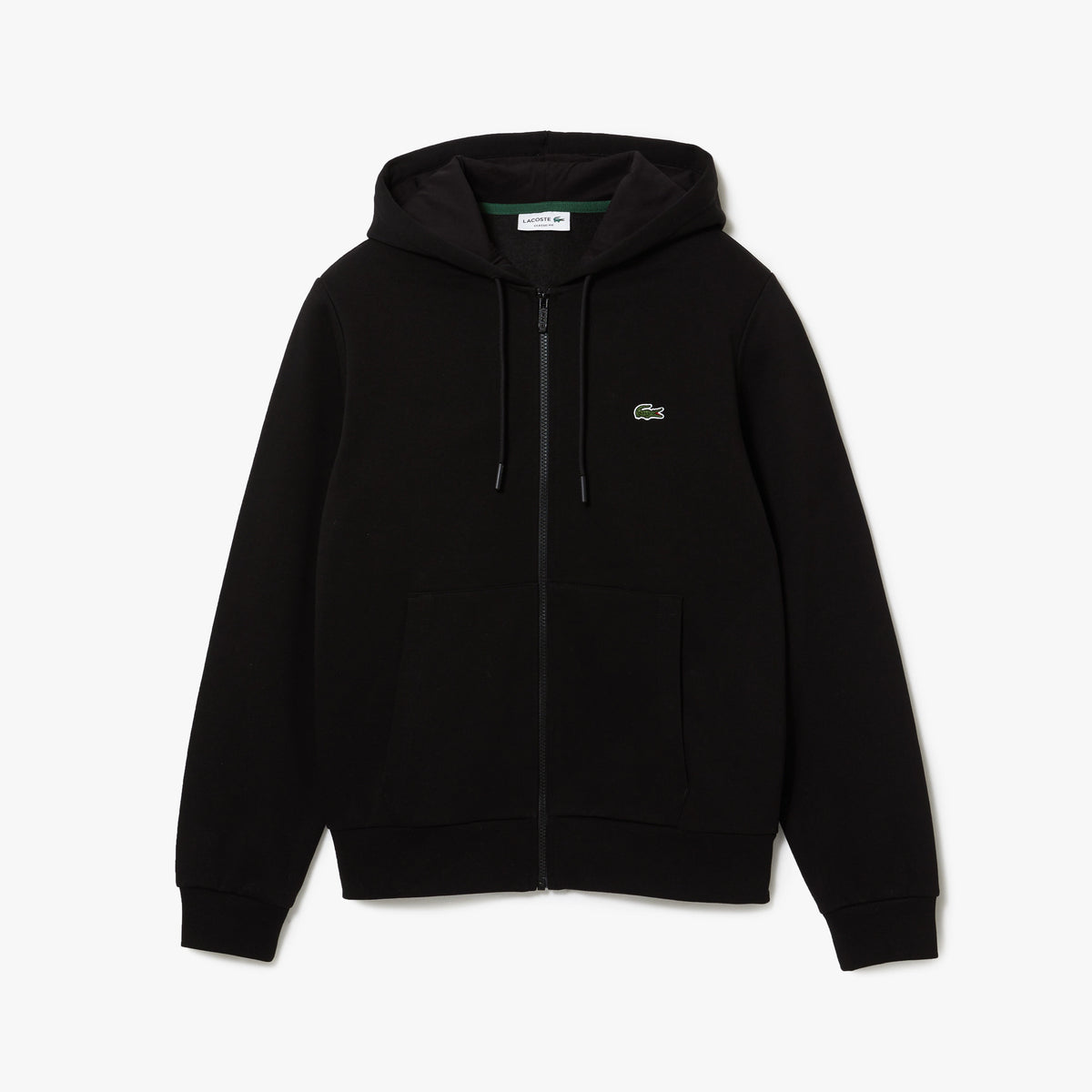 Lacoste (SH9626) - Kangaroo Pocket Fleece Sweatshirt - Black-031
