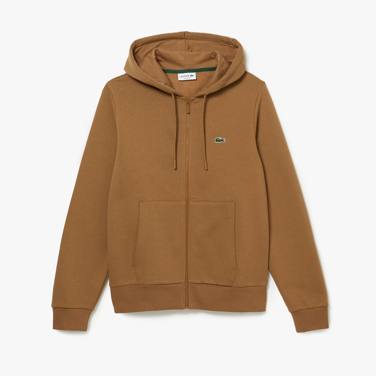 Lacoste - Kangaroo Pocket Fleece Sweatshirt - Brown