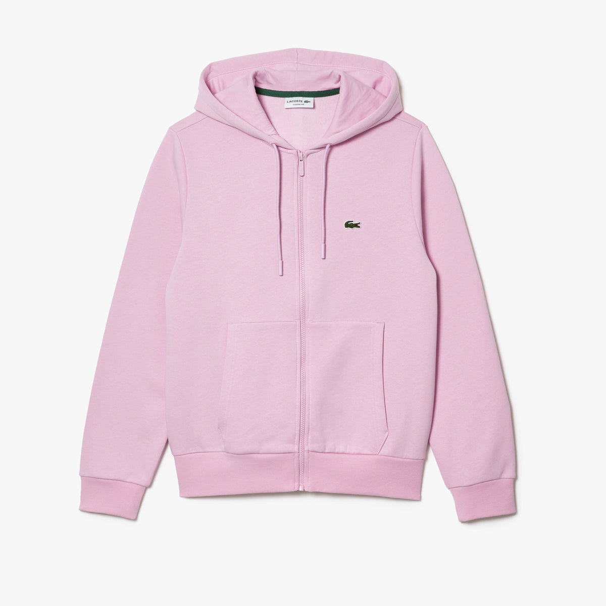 Lacoste (SH9626) - Kangaroo Pocket Fleece Sweatshirt - Pink-Z4H