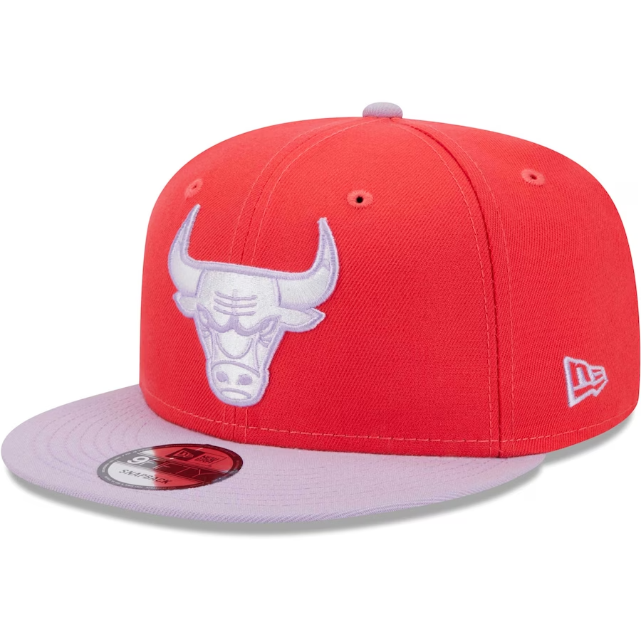 New Era - Chicago Bulls 2-Tone Color Pack Red/Lavender Snapback Hat