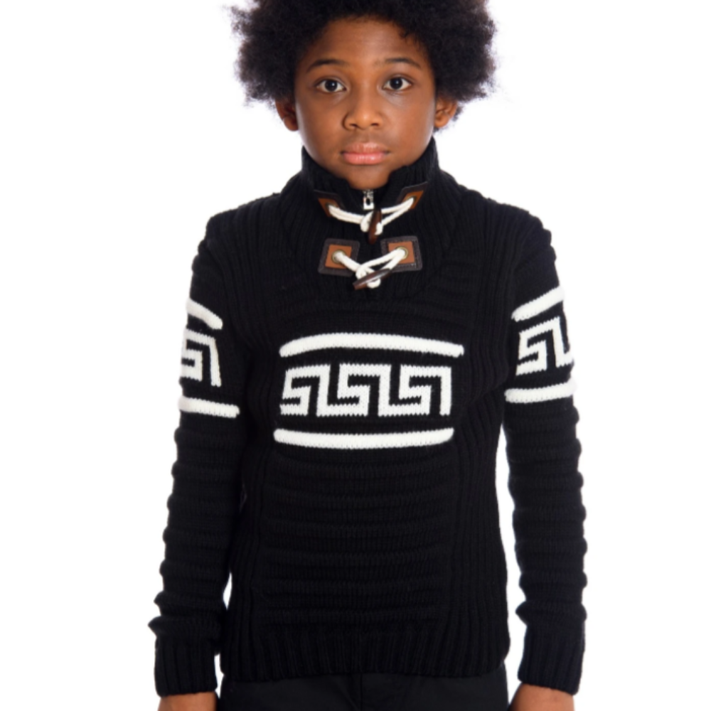 LCR Kids Sweater-Black - 6335