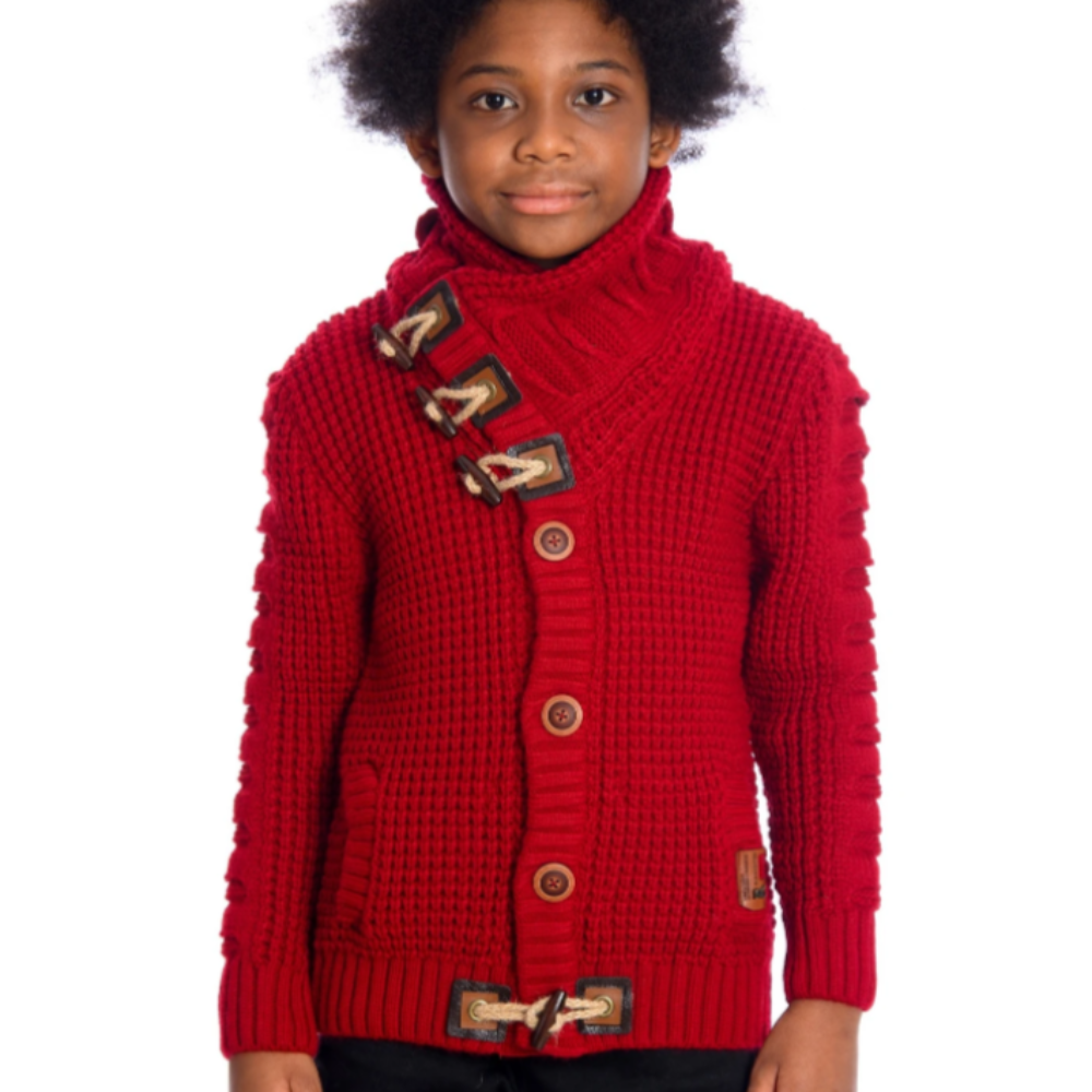 LCR Kids Sweater-Dark Red - 5587