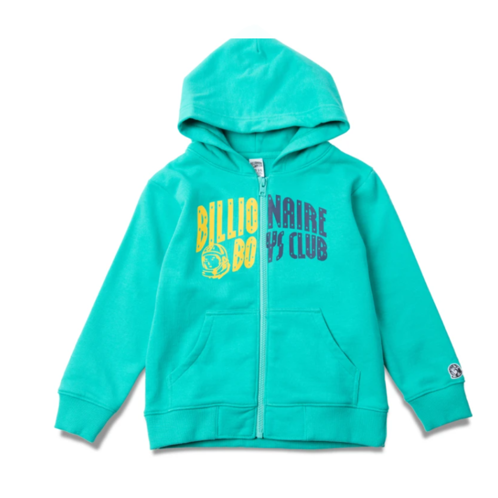 B.B.C Kids-BB Arch Zip Hoodie-Atlantis