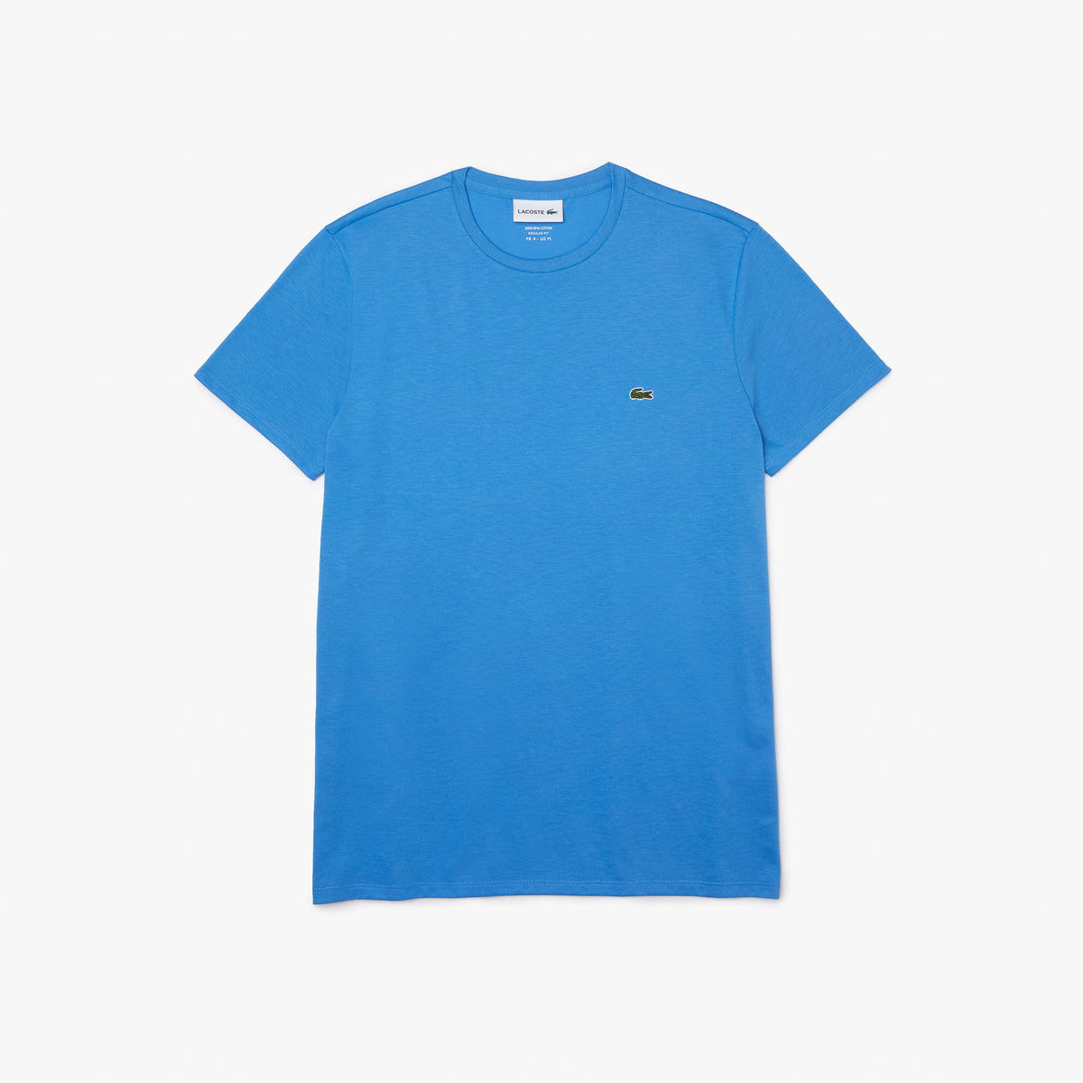 Men's Crew Neck Pima Cotton Jersey T-shirt - Blue L99  ( TH6709 )