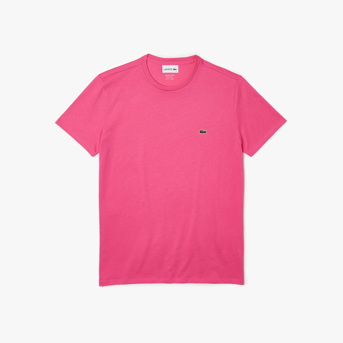 Men's Crew Neck Pima Cotton Jersey T-shirt - Pink PQS ( TH6709 )