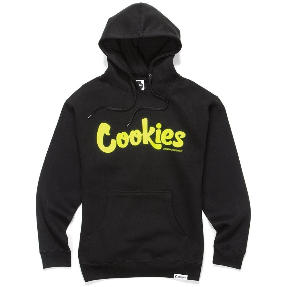 Original Logo Black Cookie Hoodie-Black