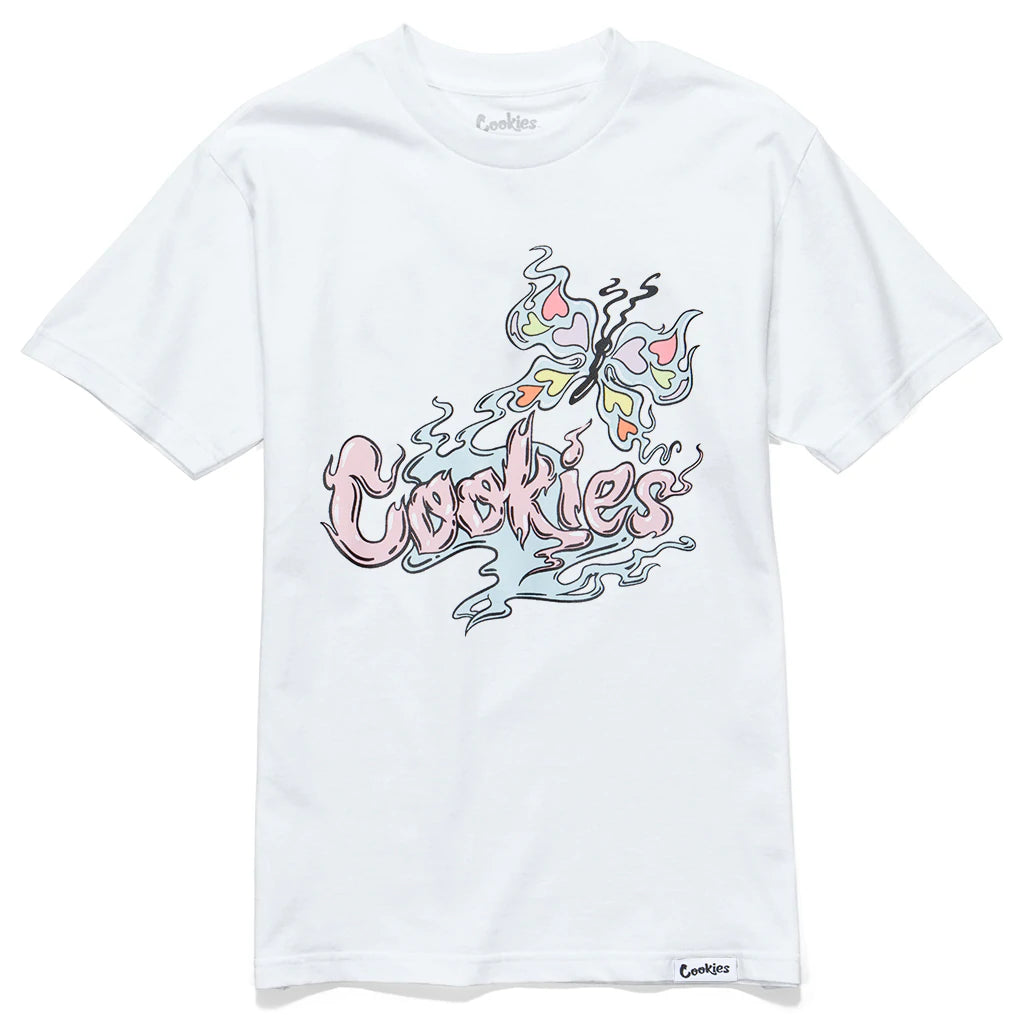 Trippy Butterfly Tee - White