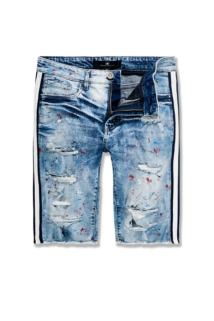 Jordan Craig - Summertime Striped Denim Shorts - Paris (J3175S)