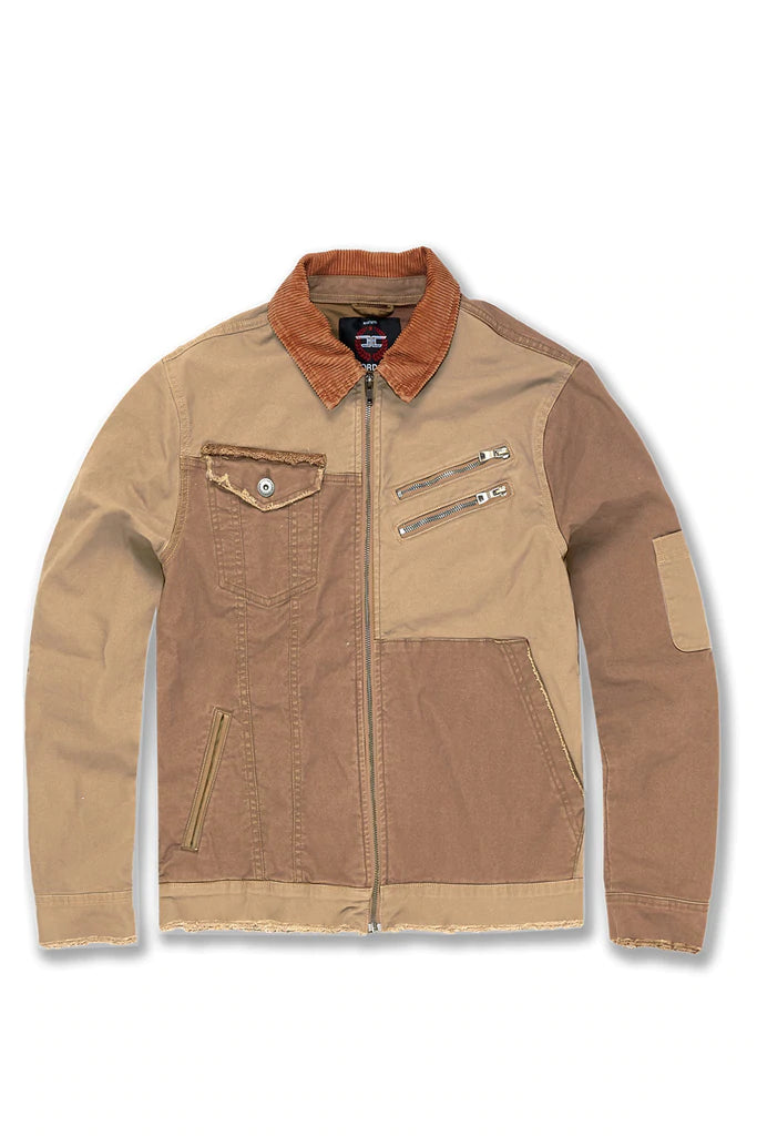 Jordan Craig  - Crown Heights Denim Trucker Jacket - Tonal Duck - PY91561AY