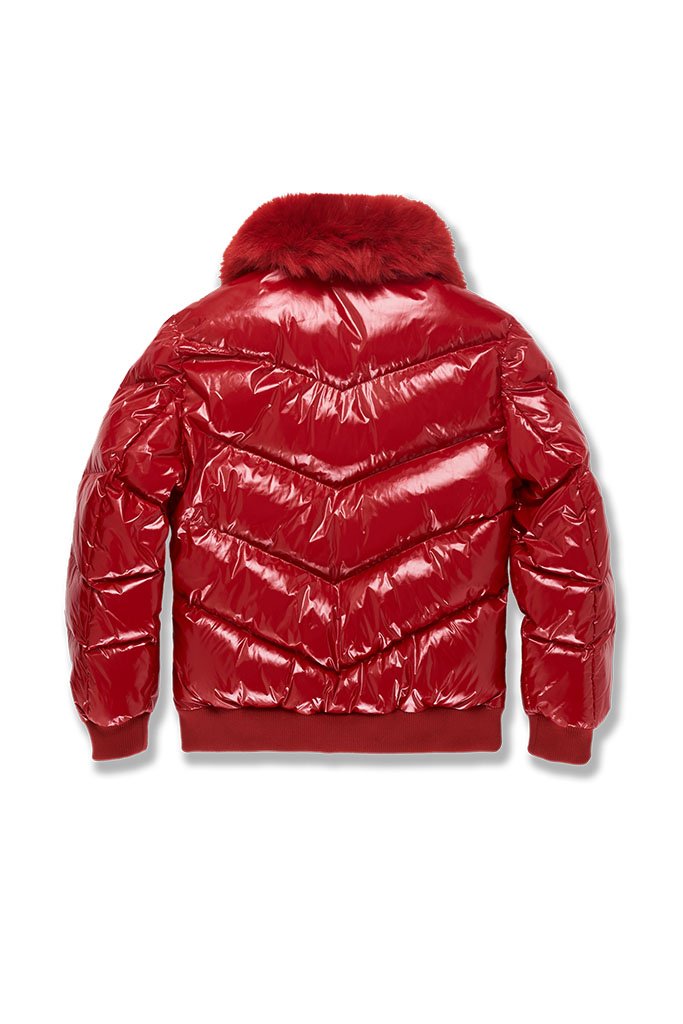 Jordan Craig lenox Nylon Puffer Jacket 2.0 Red 91502 Todays Man Store