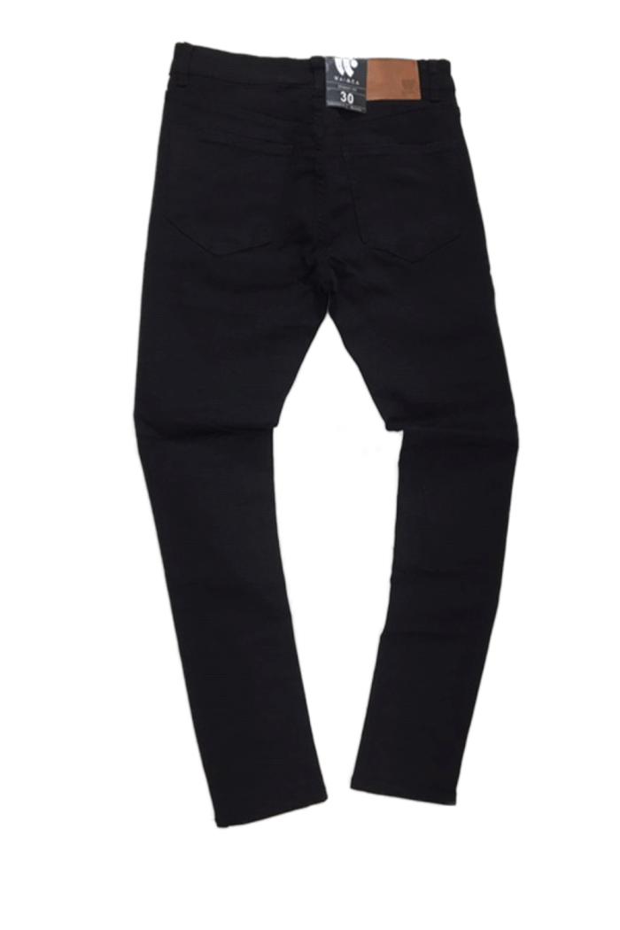 Waimea Dest Black Skinny Fit Jeans-Black