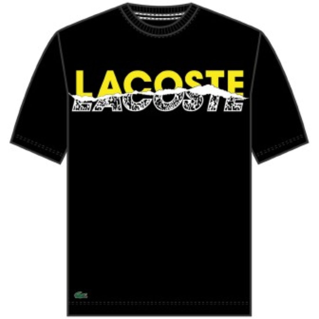 LaCoste-Tear Graphic Tee-Black-TH4907B