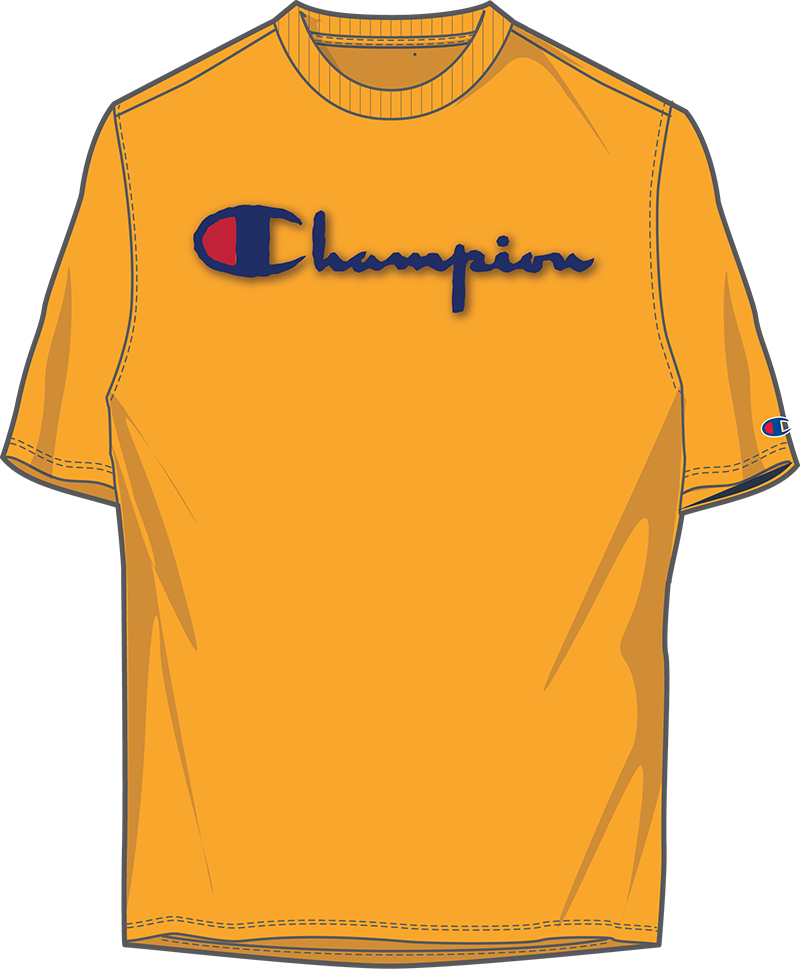 Champion-Hertiage Short Sleeve Tee C Gold-GT19Y08252