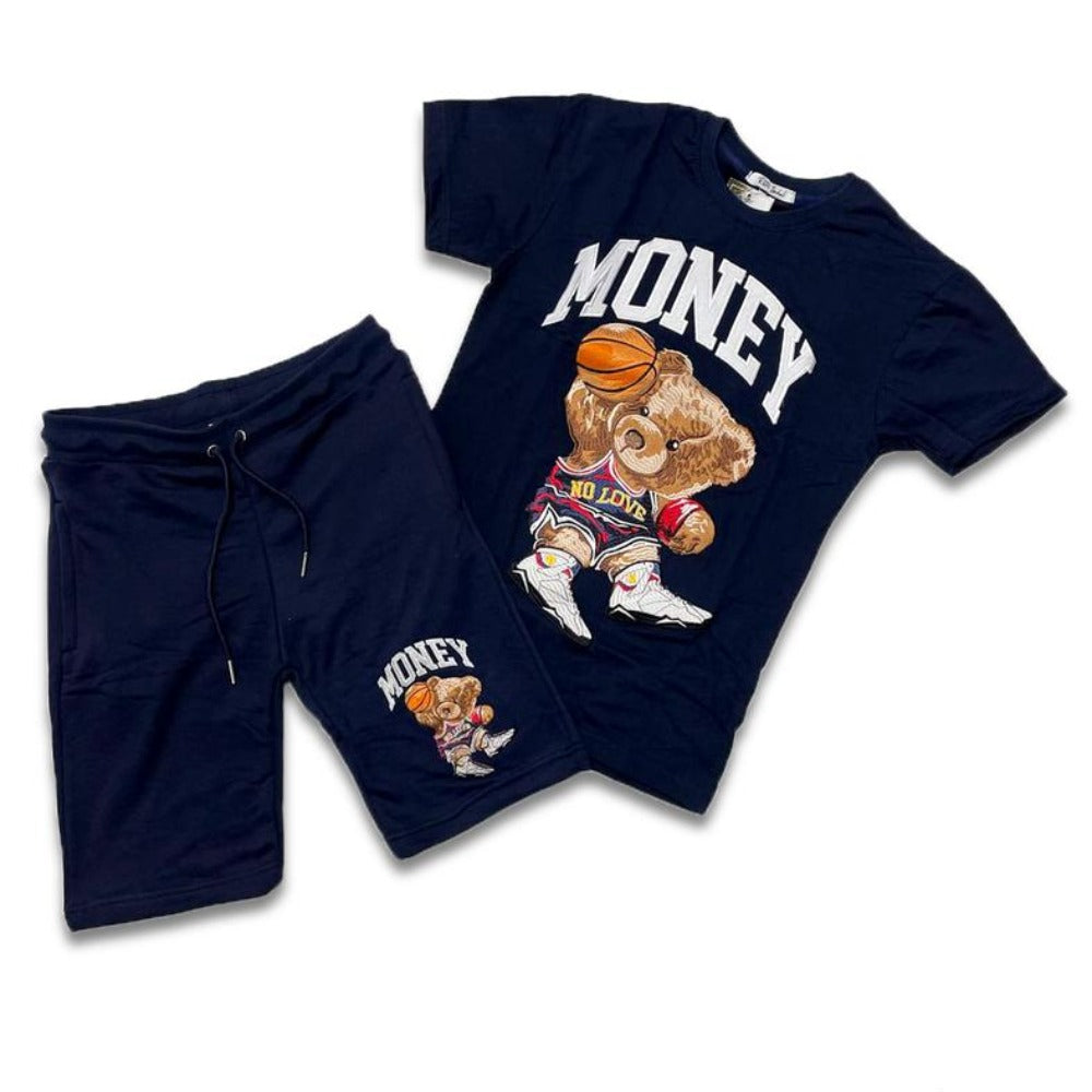 Money Bear Set-Navy